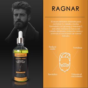 RAGNAR - Elixir para el crecimiento capilar 100% Efectivo