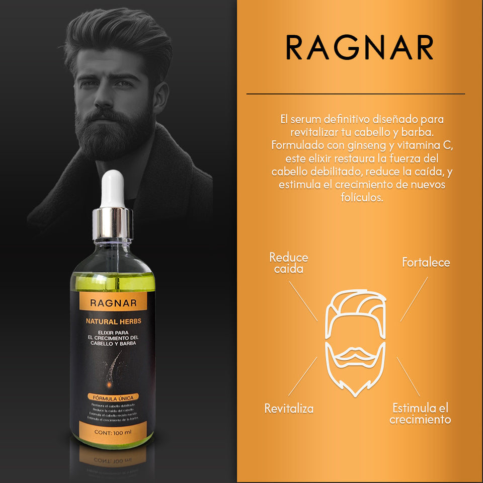 RAGNAR - Elixir para el crecimiento capilar 100% Efectivo