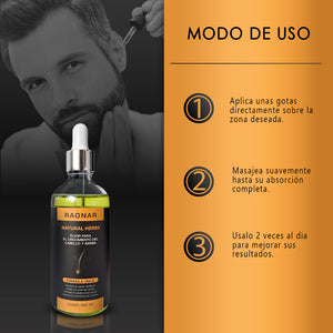 RAGNAR - Elixir para el crecimiento capilar 100% Efectivo